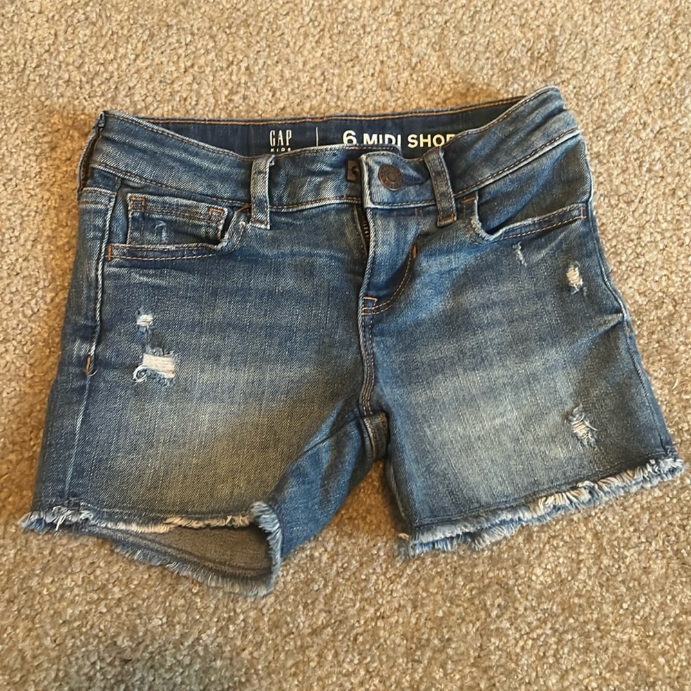 Gap Kids Midi Shorts little girls 6